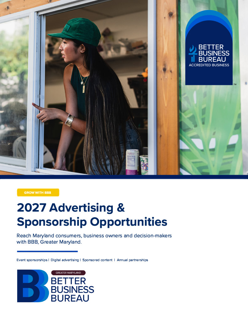 Page 1 of 8 from the 2027 advertising and sponsorship packet: the cover.