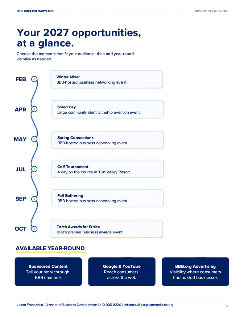 Page 4 of 8 from the 2027 advertising and sponsorship packet.