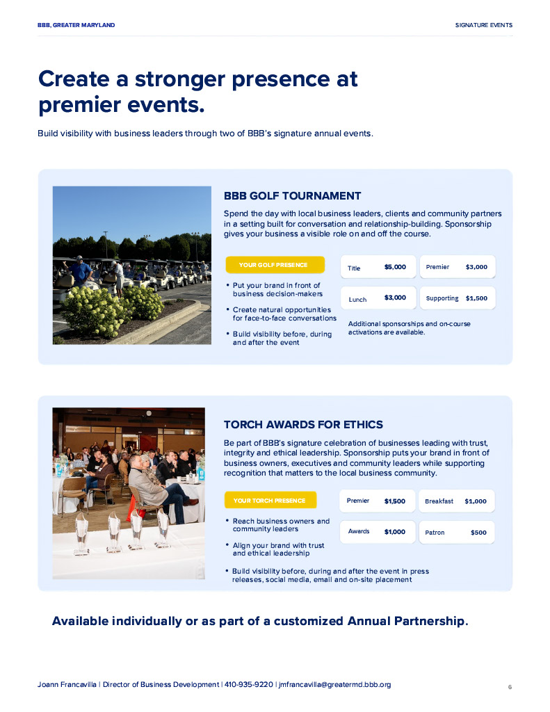 Page 6 of 8 from the 2027 advertising and sponsorship packet.
