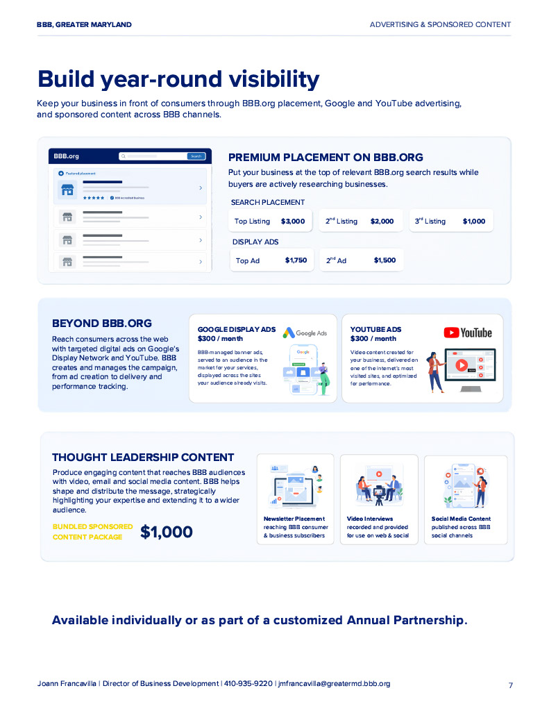 Page 7 of 8 from the 2027 advertising and sponsorship packet.